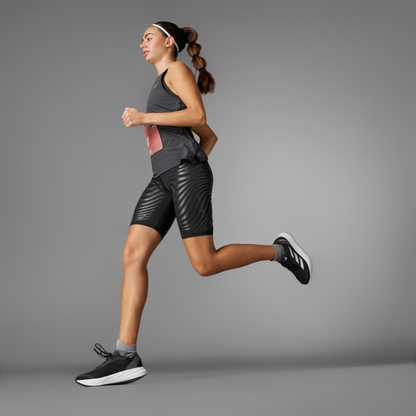 Đen Quần Short Legging Chạy Bộ Adizero Control