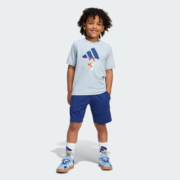 Blue ADIDAS DISNEY MICKEY MOUSE T-SHIRT SET