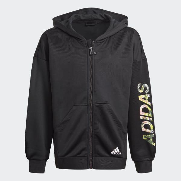 adidas UP2MV AEROREADY Full Zip Hoodie Black adidas New Zealand