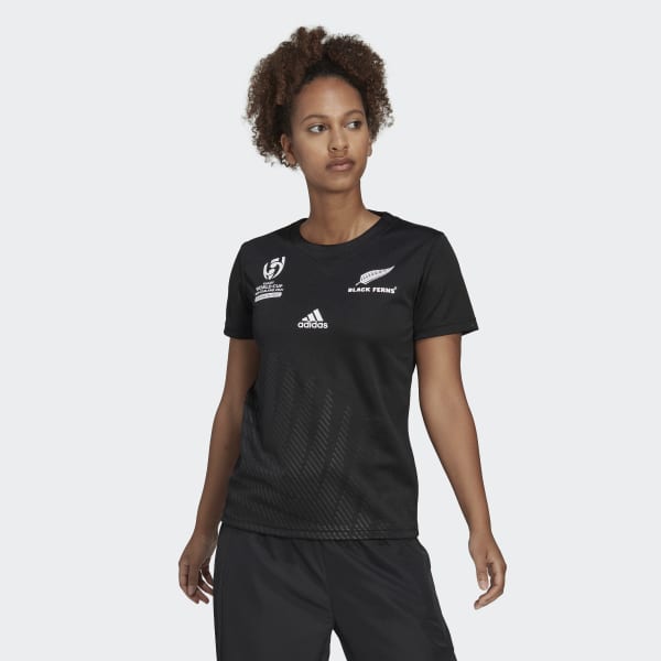 Black Black Ferns Rugby World Cup Home Jersey CQ706
