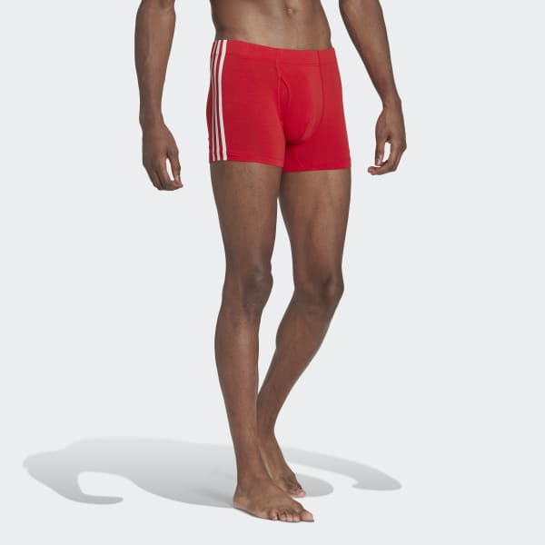 Blauw Comfort Flex Cotton 3-Stripes Strakke Boxershort HPN17