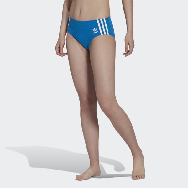 adidas Adicolor Comfort Flex Cotton Hipster Underwear - Blue, Women's  Lifestyle