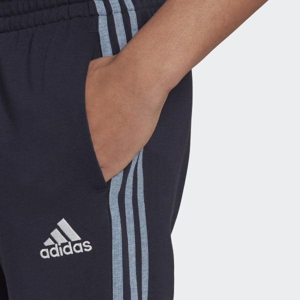 adidas Essentials Mélange French Terry Pants - Blue | Men's Training ...