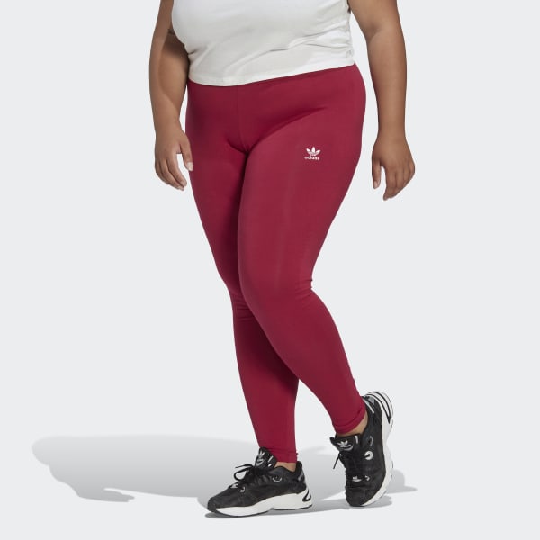 adidas Adicolor Classics 3-Stripes Leggings (Plus Size) - Red, Women's  Lifestyle