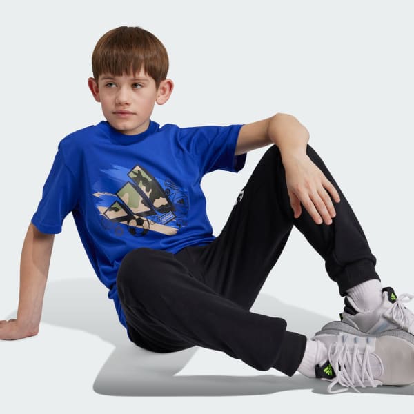 Blue Training Graphic Tee