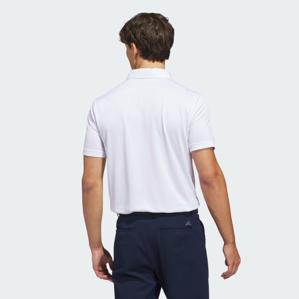 White PERFORMANCE SOLID POLO SHIRT