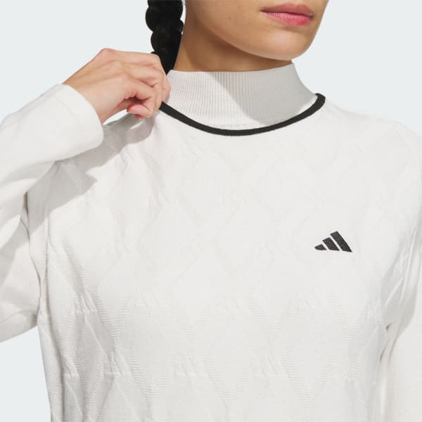 アディダス 【ゴルフ】アーガイル柄 ニットベスト アンサンブル