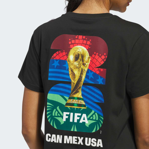 adidas FIFA World Cup 26™ Match Ball Graphic T-Shirt - Black