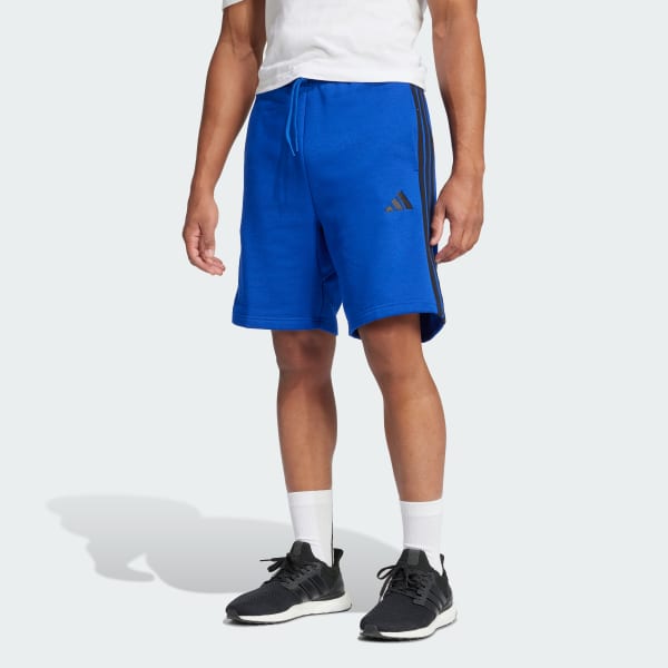 Blauw Essentials 3-Stripes Fleece Short