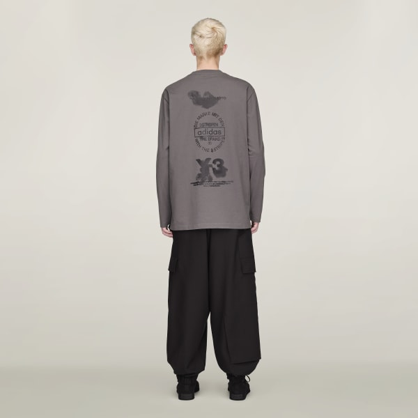 トップス Y-3 GRAPHIC LONG SLEEVE TEE M IX0404 Y-3 GRAPHIC LONG SLEEVE TEE Y-3│Y-3 ワイスリー