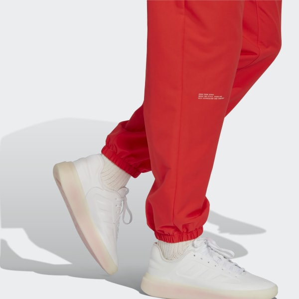 Rojo Pantalón Tejido IE459