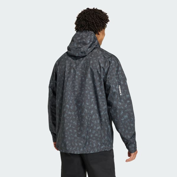 Plomo Anorak Estampado de 2,5 Capas CLIMAPROOF Terrex Xploric