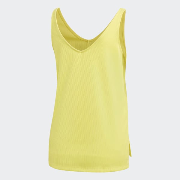 Adidas Fashion League Rib Tank Top Yellow Adidas Turkey