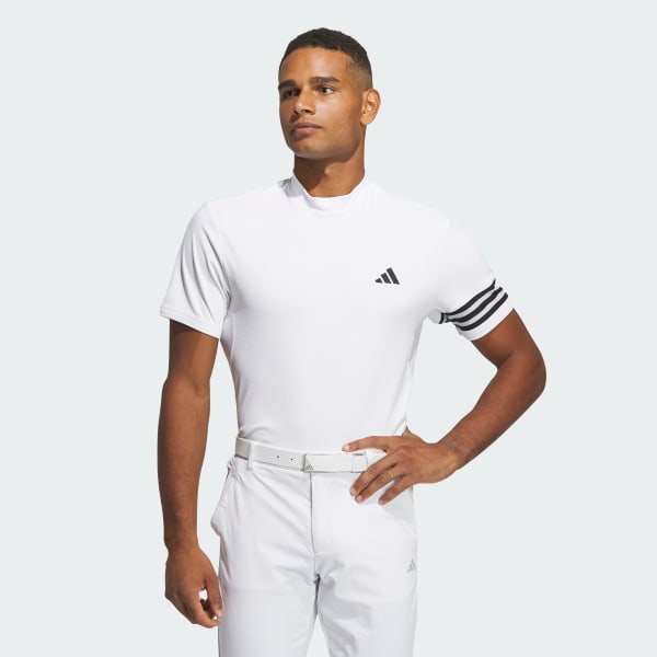 White mock neck clearance short sleeve top