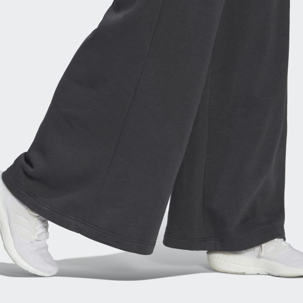 sedá Kalhoty Studio Lounge Wide Leg Fleece KO467