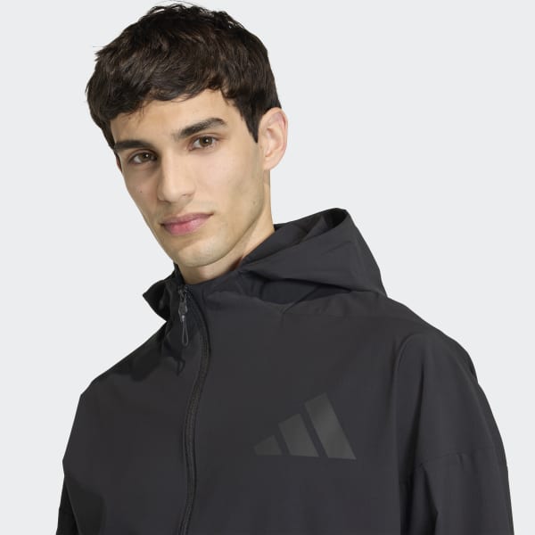 ADIDAS Z.N.E. WOVEN TRACK TOP - Black | Free Shipping with adiClub