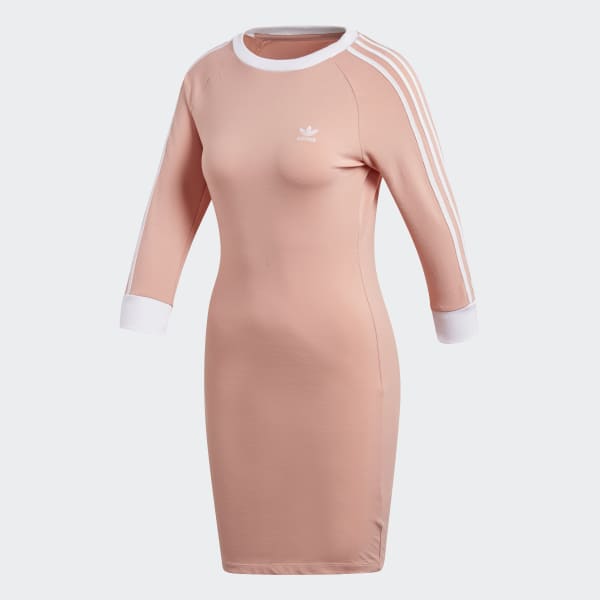 dust pink adidas dress