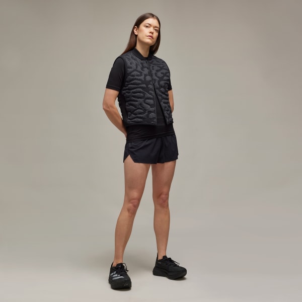 Black Y-3 Running Engineered Insulated Vest