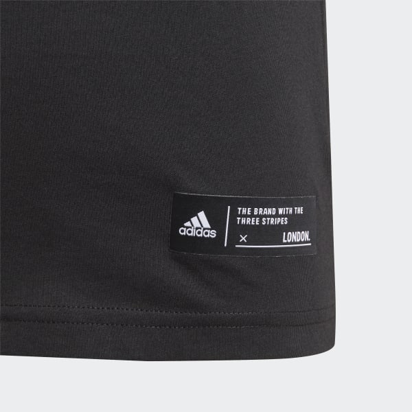 adidas London Small Badge of Sport T-Shirt - Black | adidas UK