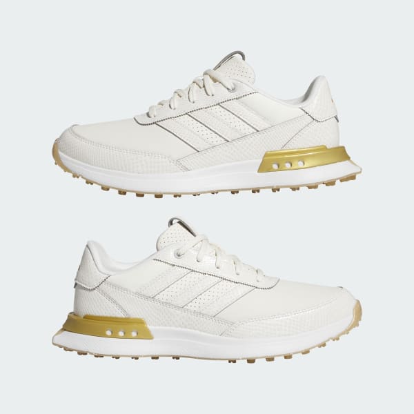 adidas S2G 25 Leather Spikeless Golf Shoes - White | Free