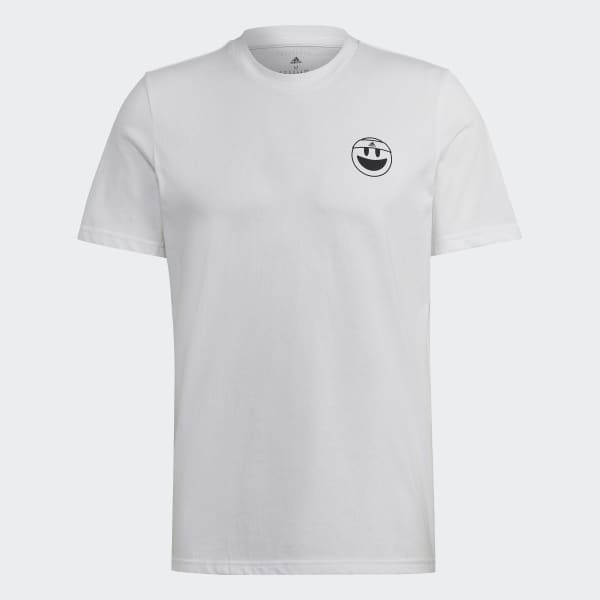Branco T-shirt de Ténis WMB DH186