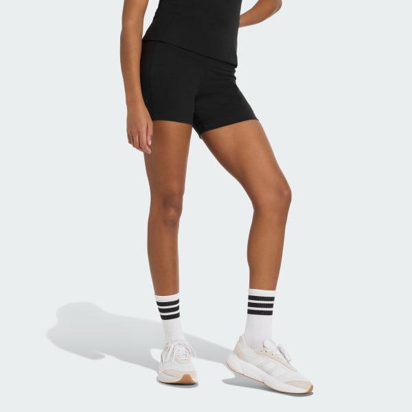 สีดำ กางเกงปั่นจักรยานขาสั้น adidas x Fortnite