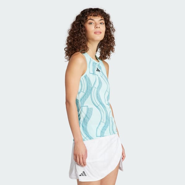 Turquesa Esqueleto Club Tennis Estampado