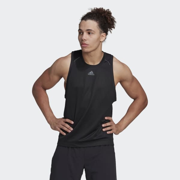 Svart HIIT Spin Training Tank Top WU842