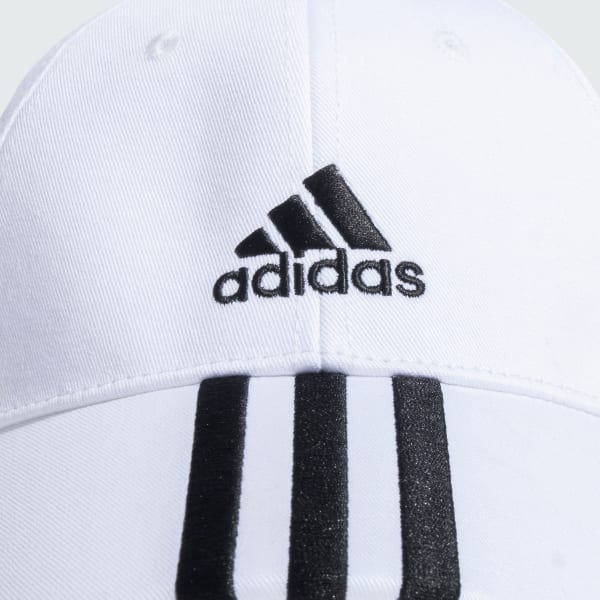 White 3 Stripes Baseball Cap