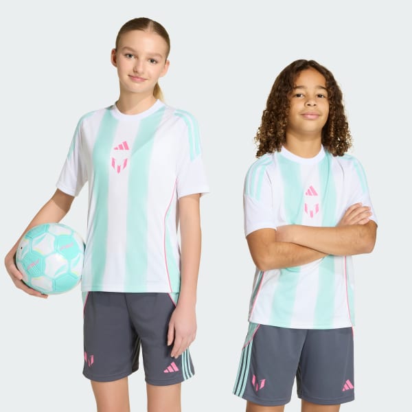 Λευκό Messi Training Jersey Kids