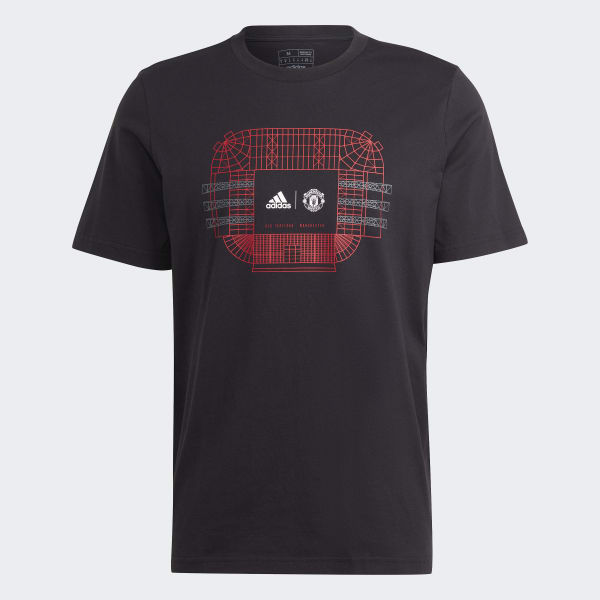 Đen Áo Thun Graphic Manchester United