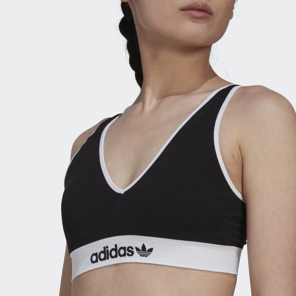 cierna Podprsenkový top Modern Flex Cotton Scoop Low Back