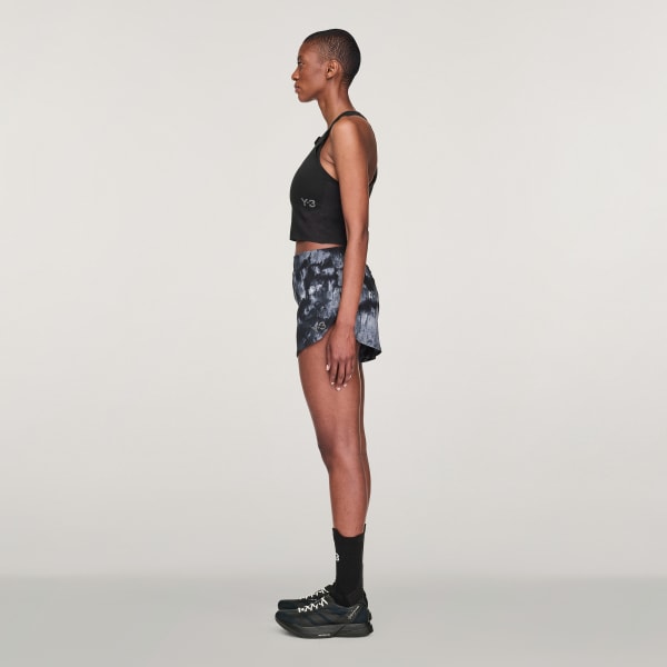 Black Y-3 Running Fitted Long-Sleeve Top
