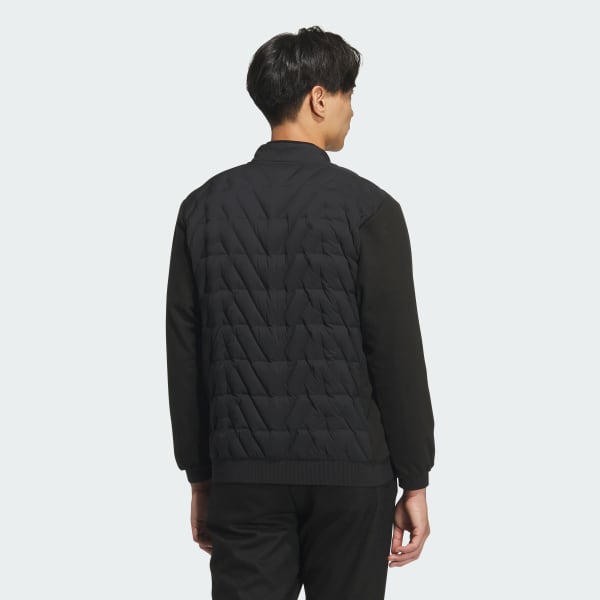 Black 하이브리드 풀집 다운 재킷