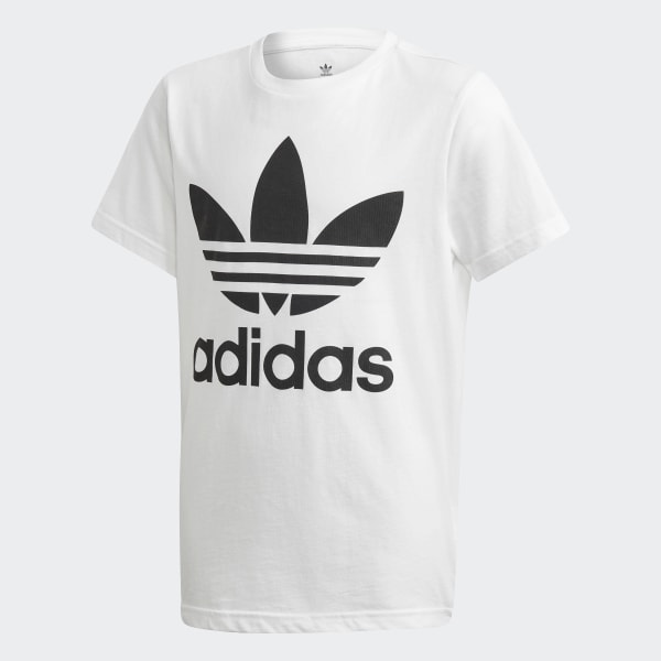ホワイト 子供用トレフォイルTシャツ [Trefoil Tee]