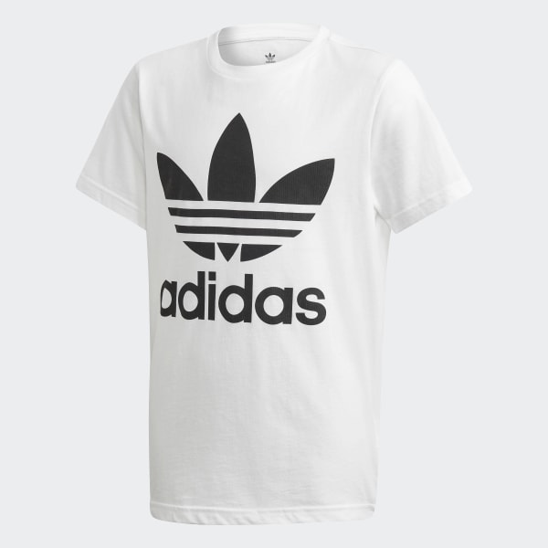 adidas white trefoil shirt