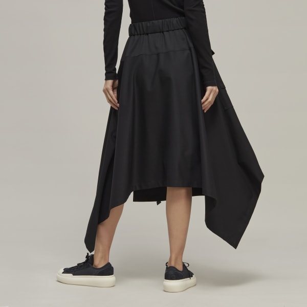 cerná Sukně Y-3 Refined Wool