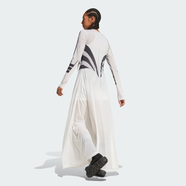 Blanc Robe Atlanta imprimé par sublimation
