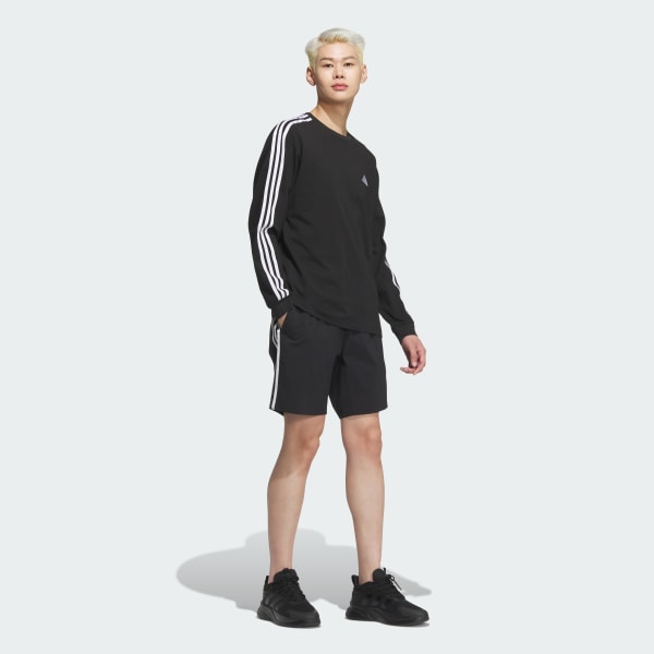 Black 에센셜+ 루즈 핏 3S 긴팔 티