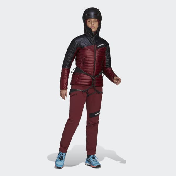Burgundy Techrock Year-Round Down Hooded Jacket LBW13