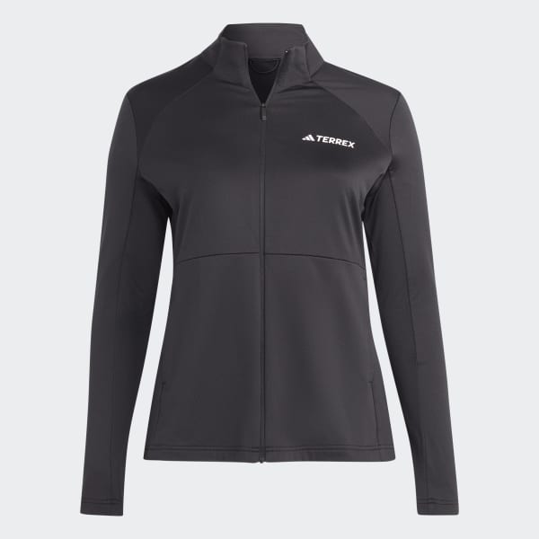 Negro Chaqueta Terrex Multi Fleece (Tallas grandes)