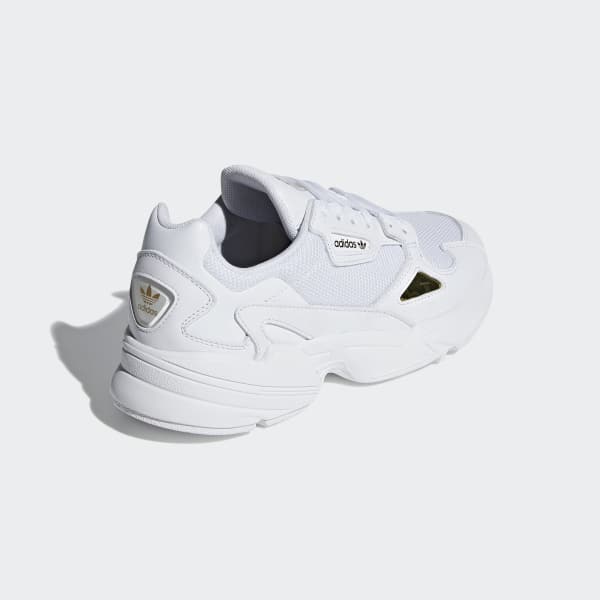 adidas falcon core white