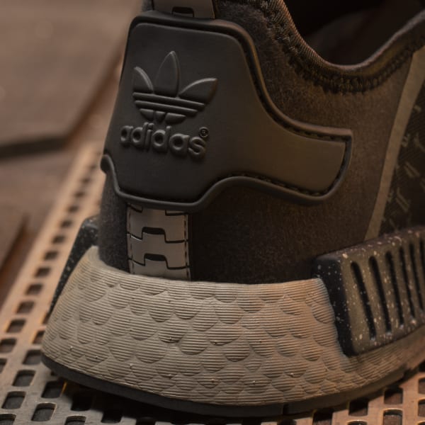adidas NMD_R1 The Mandalorian Shoes - Black | adidas US