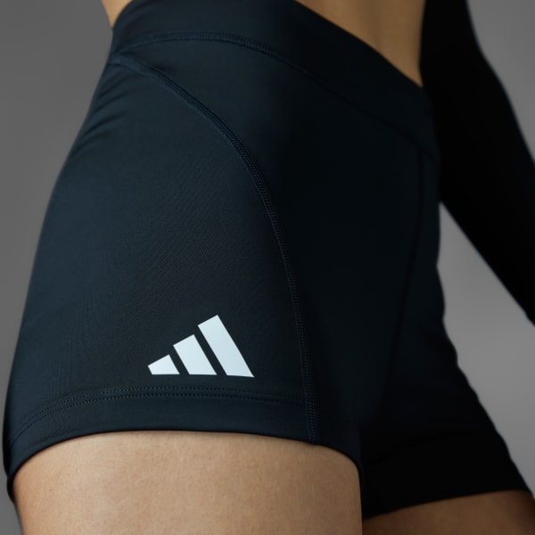 Preto Shorts Corrida Booty Adizero Essentials