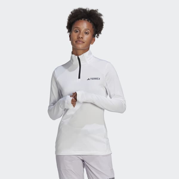 White Terrex Multi 1/2 Zip Fleece Sweatshirt