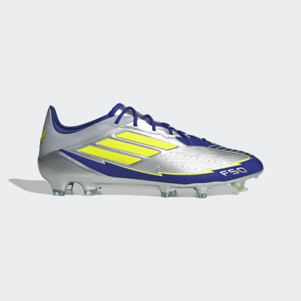 Chaussure F50 Elite Messi Terrain souple - Argent adidas