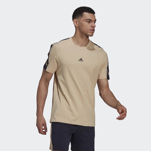 Beige Future Icons 3-Stripes T-Shirt CW474