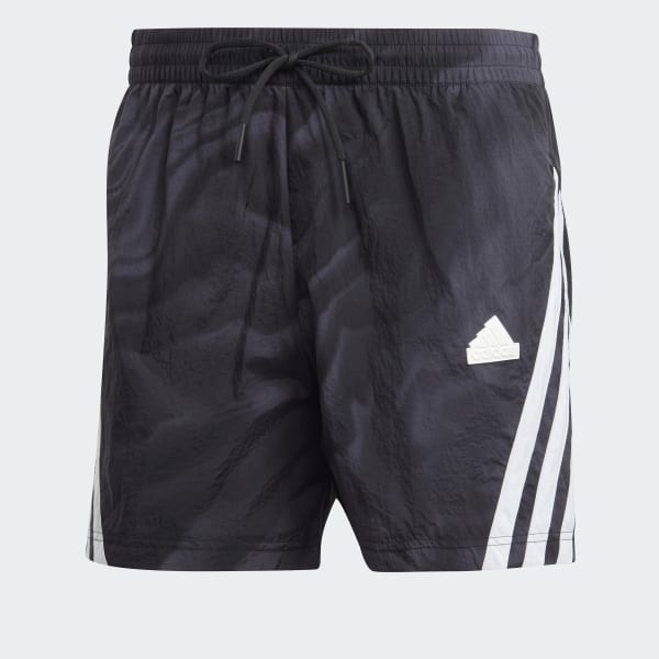 zwart Future Icons Allover Print Short