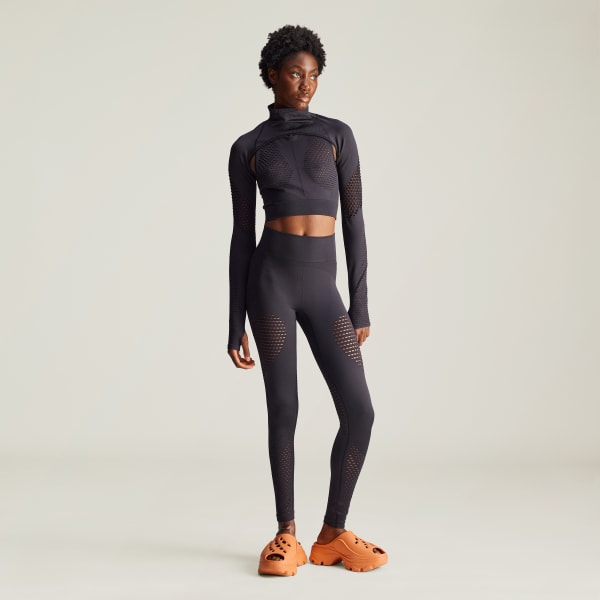 adidas by Stella McCartney TrueStrength Knit Yoga Leggings Black