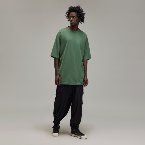 Green Y-3 Boxy Short Sleeve Tee